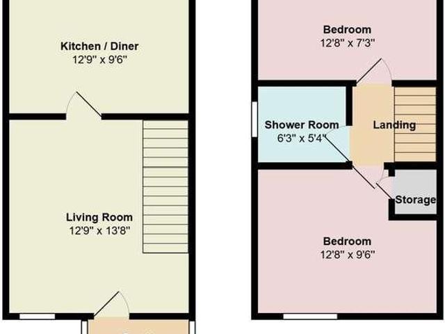 2 bed house for sale