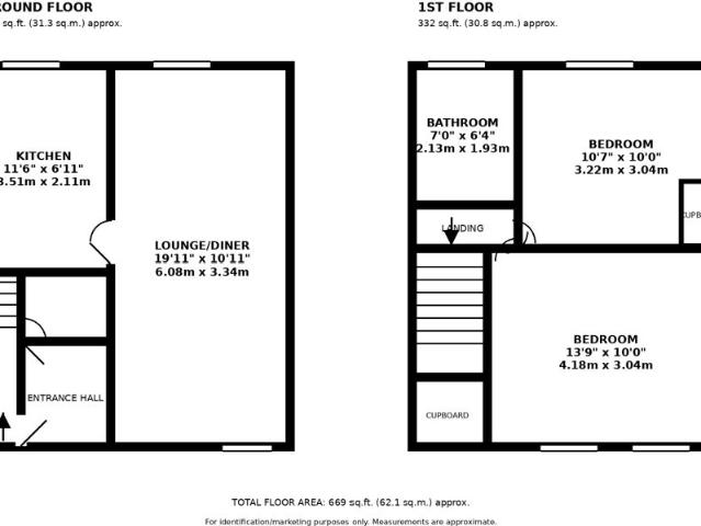 2 bed house for sale