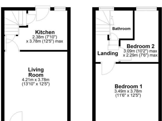 2 bed house for sale