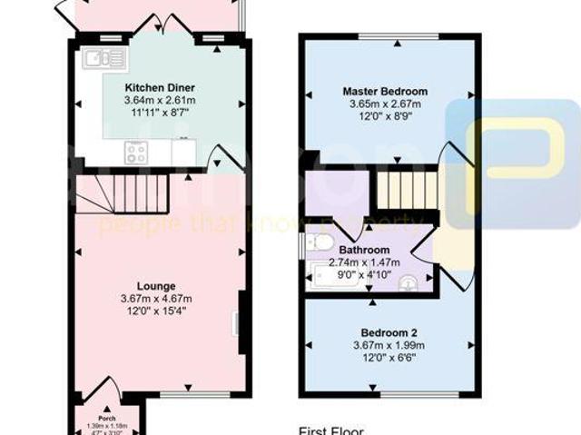 2 bed house for sale