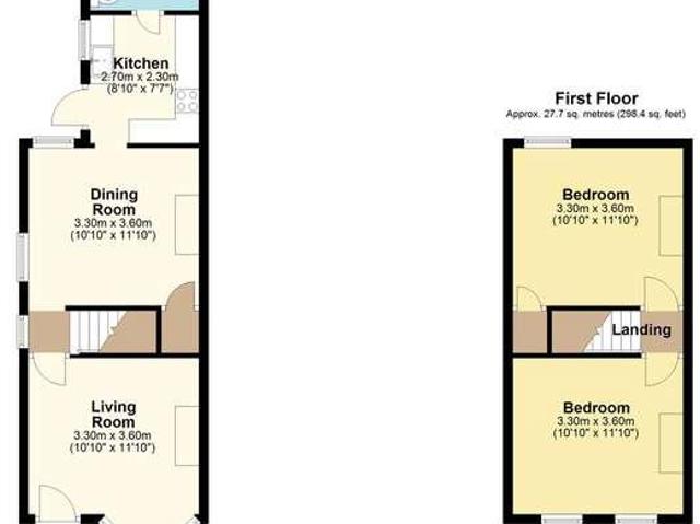 2 bed house for sale