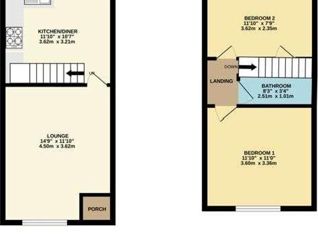 2 bed house for sale