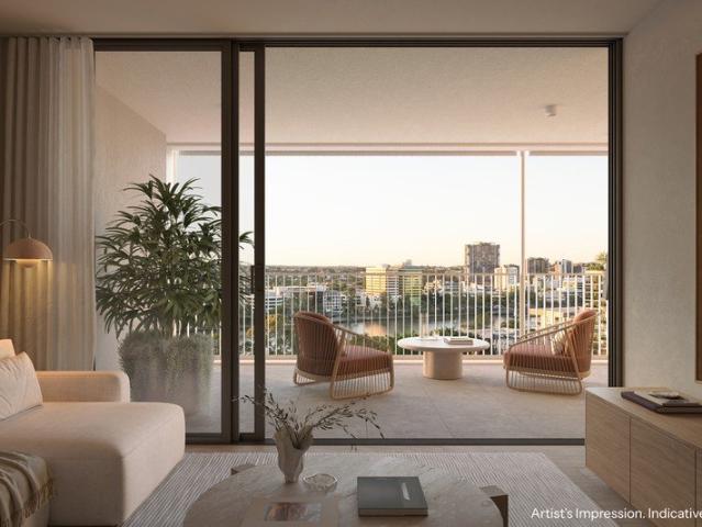 2 Bed North facing Parkfront Living, with River and City Views