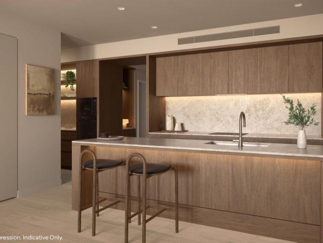 2 Bed + Study Elevated Parkfront Living with River Views