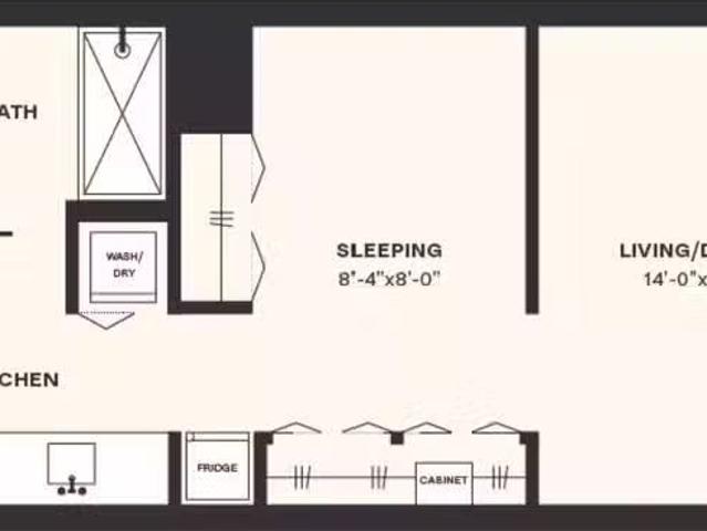 2 Bedroom 1 Bathroom