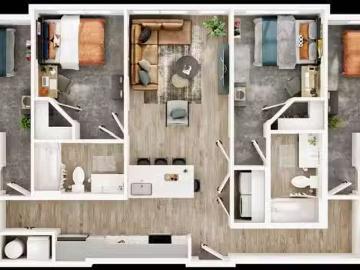2 Bedroom 2 Bathroom