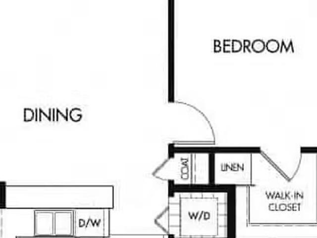 2 Bedroom 2 Bathroom Apartment