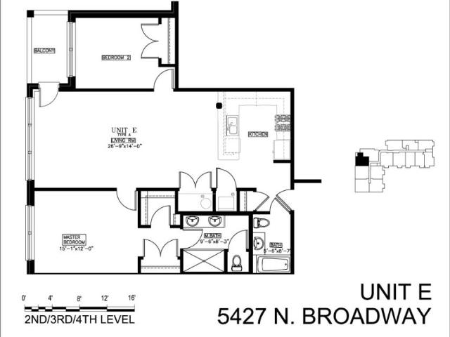 2 bedroom, Chicago IL 60640 105012899