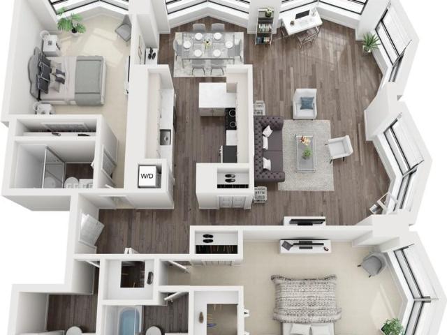2 bedroom, Chicago IL 60601 105884489
