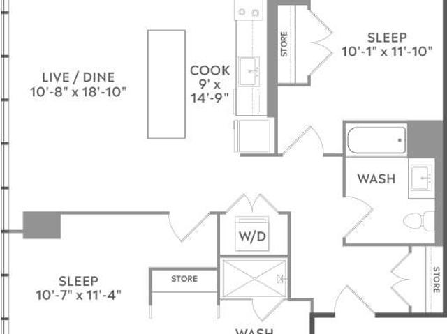 2 bedroom, Chicago IL 60607 105677624
