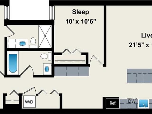 2 bedroom, Chicago IL 60607 105721193