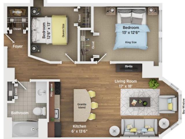 2 bedroom, Chicago IL 60604 105747851