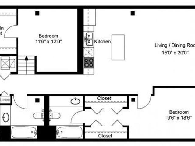 2 bedroom, Chicago IL 60605 105079092