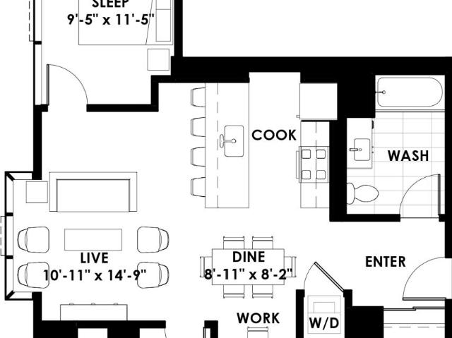 2 bedroom, Chicago IL 60606 105273857