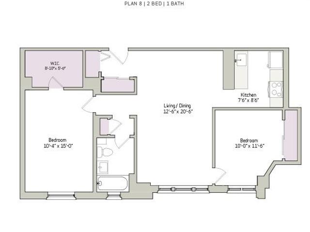 2 bedroom, Chicago IL 60615 105883688