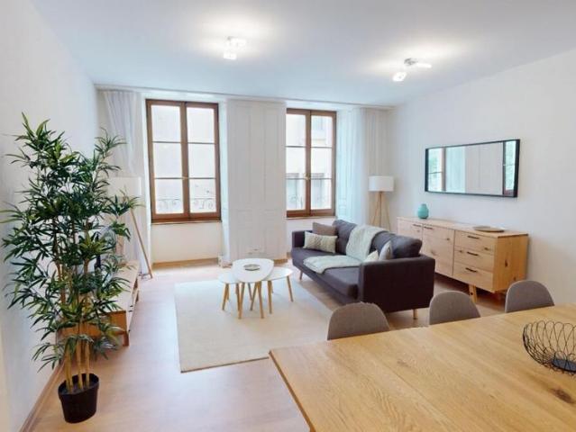 2 Bedroom Apartment – Elegant & Central Lausanne – Stunning Brick Features