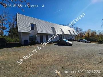 2 Bedroom Apartment for Rent at 2508 W 58th St #A, North Little Rock, AR 72118