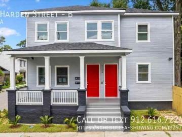 2 Bedroom Apartment for Rent at 2123 Harden St #B, Savannah, GA 31415 Cuyler Brownsville