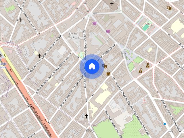 2 bedroom apartment for rent in Matonge, Brussels