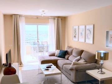 2 bedroom apartment for rent in Adeje, pool access, parking available, pets allowed, smoking allowed, washing machine, balcony, equipped kitchen, elevator