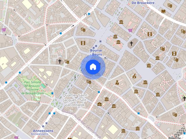 2 bedroom apartment for rent in Brussels City Center