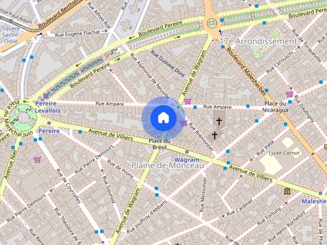 2 bedroom apartment for rent in Péreire Malesherbes