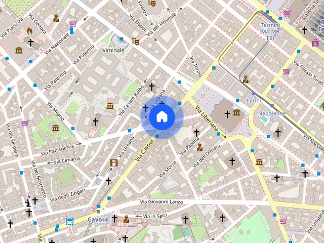 2 bedroom apartment for rent in Rione Monti, Rome