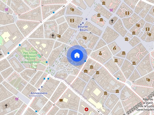 2 bedroom apartment for rent in Stalingrad, Brussels