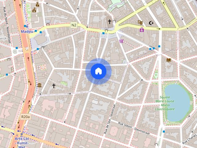 2 bedroom apartment for rent in Saint Josse Centre, Brussels