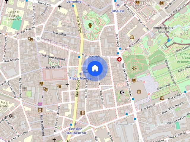 2 bedroom apartment for rent, Jardin des Plantes, Paris