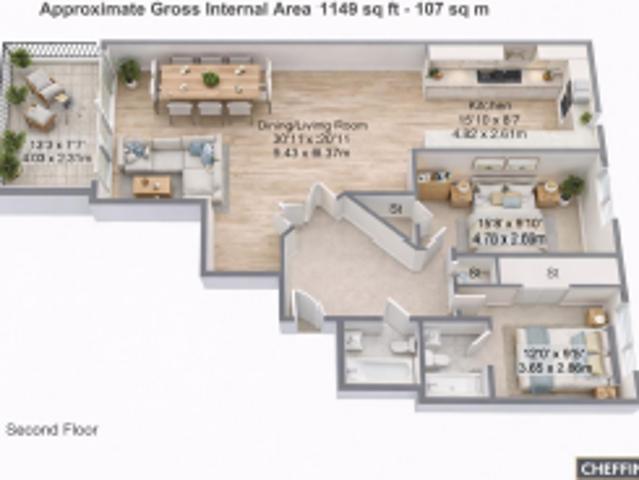 2 bedroom apartment for sale in Riverside Place, Cambridge, CB5
