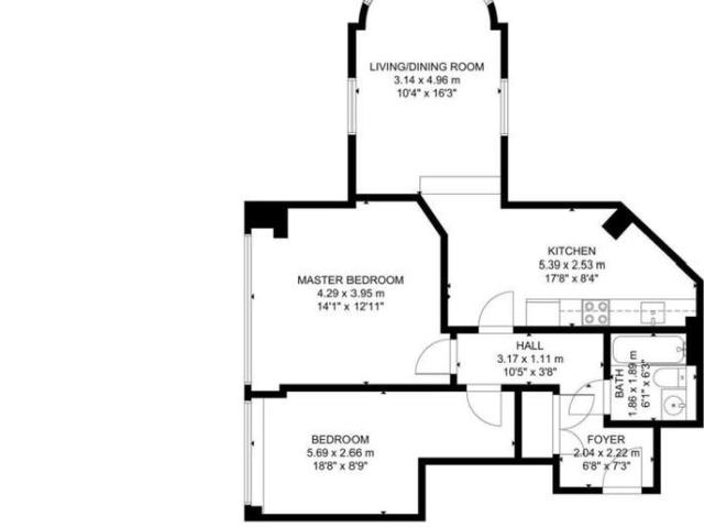 2 bedroom apartment to rent