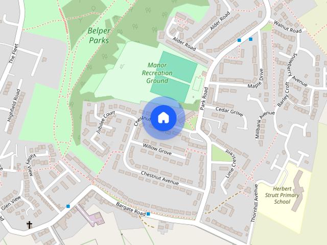 2 bedroom apartment to rent Chestnut Avenue, Belper, DE56