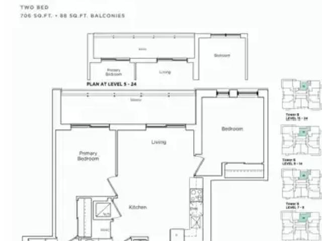 2 Bedroom Apartment Vaughan ON 104895162