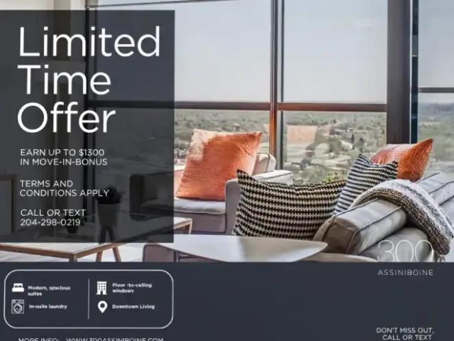 2 Bedroom Apartment Winnipeg MB LS98955696