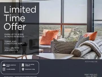Apartment to rent in Broadway–Assiniboine