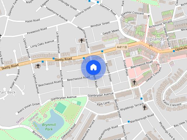 2 bedroom ground flat to rent