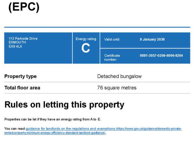 2 bedroom detached bungalow for sale
