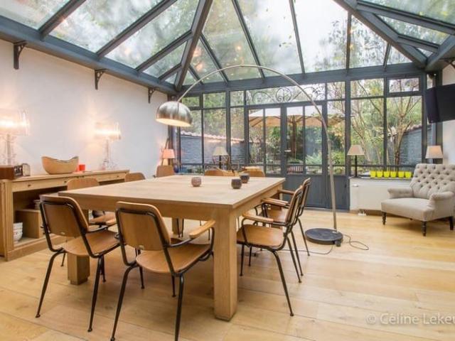 2 bedroom duplex apartment + office garden