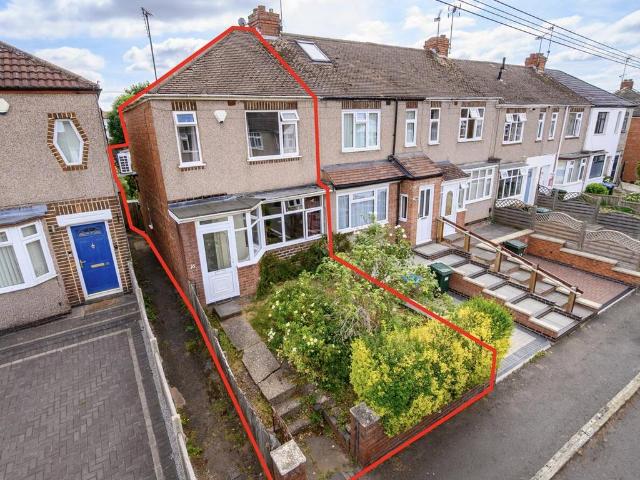 2 bedroom end of terrace house for sale