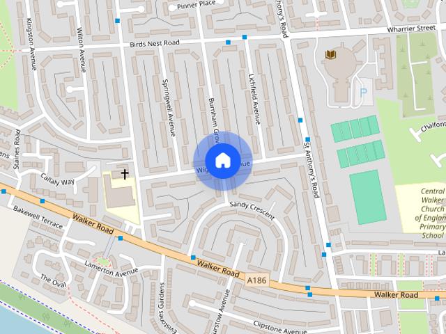 2 bedroom end of terrace house to rent