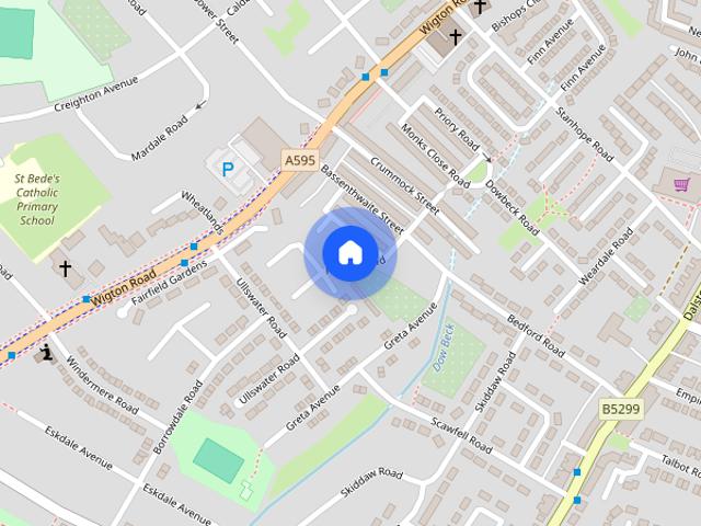 2 bedroom end of terrace house to rent