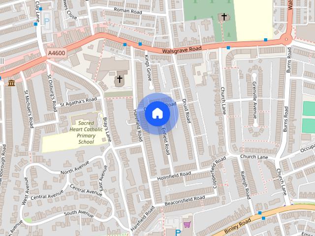 2 bedroom end of terrace house to rent