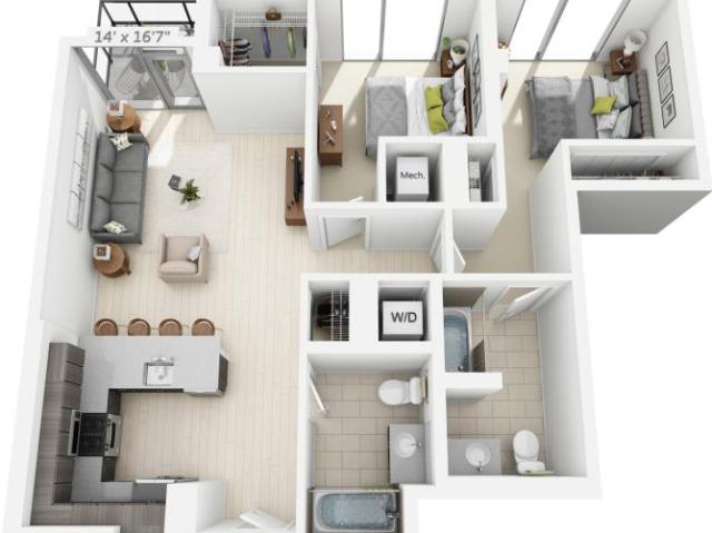 2 bedroom, Evanston IL 60202 103547926
