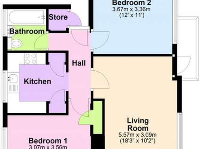 2 Bedroom Flat