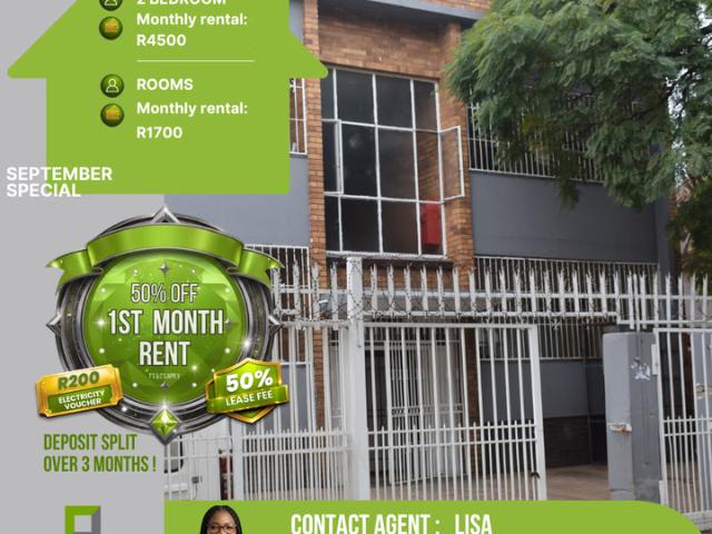 2 Bedroom Flat To Let in Bellevue