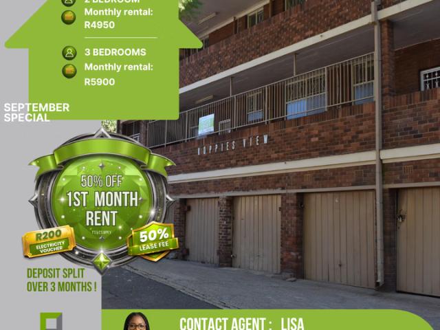 2 Bedroom Flat To Let in Judiths Paarl