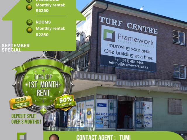 2 Bedroom Flat To Let in Rosettenville