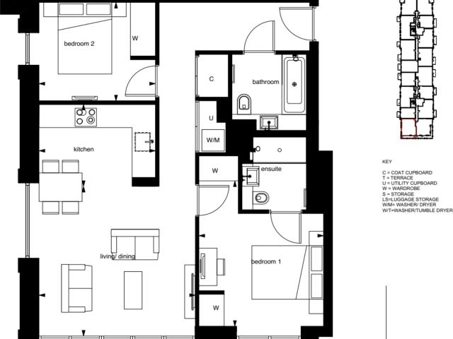 2 bedroom flat to rent on Fountain Park Way, London
