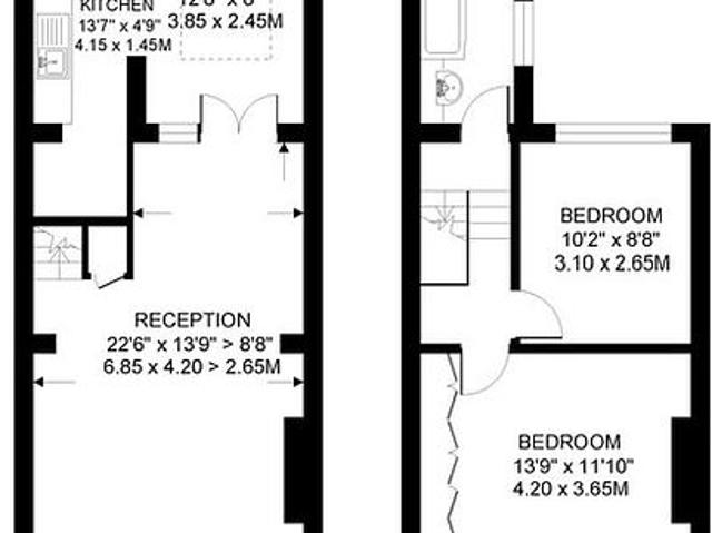 2 bedroom house in London